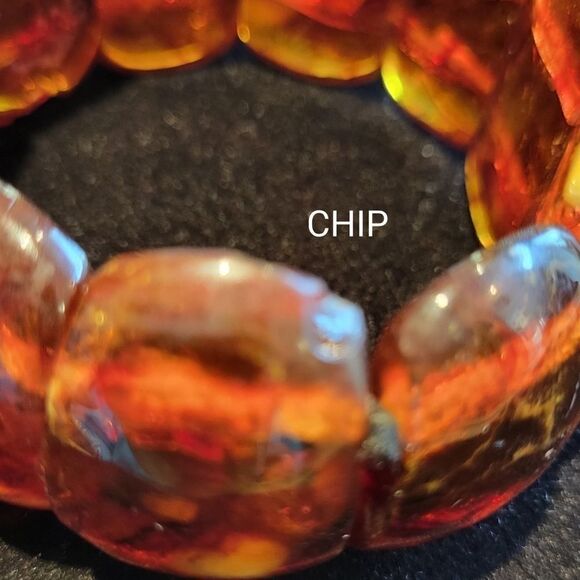Baltic Amber Stretch Bracelet - Picture 6 of 7